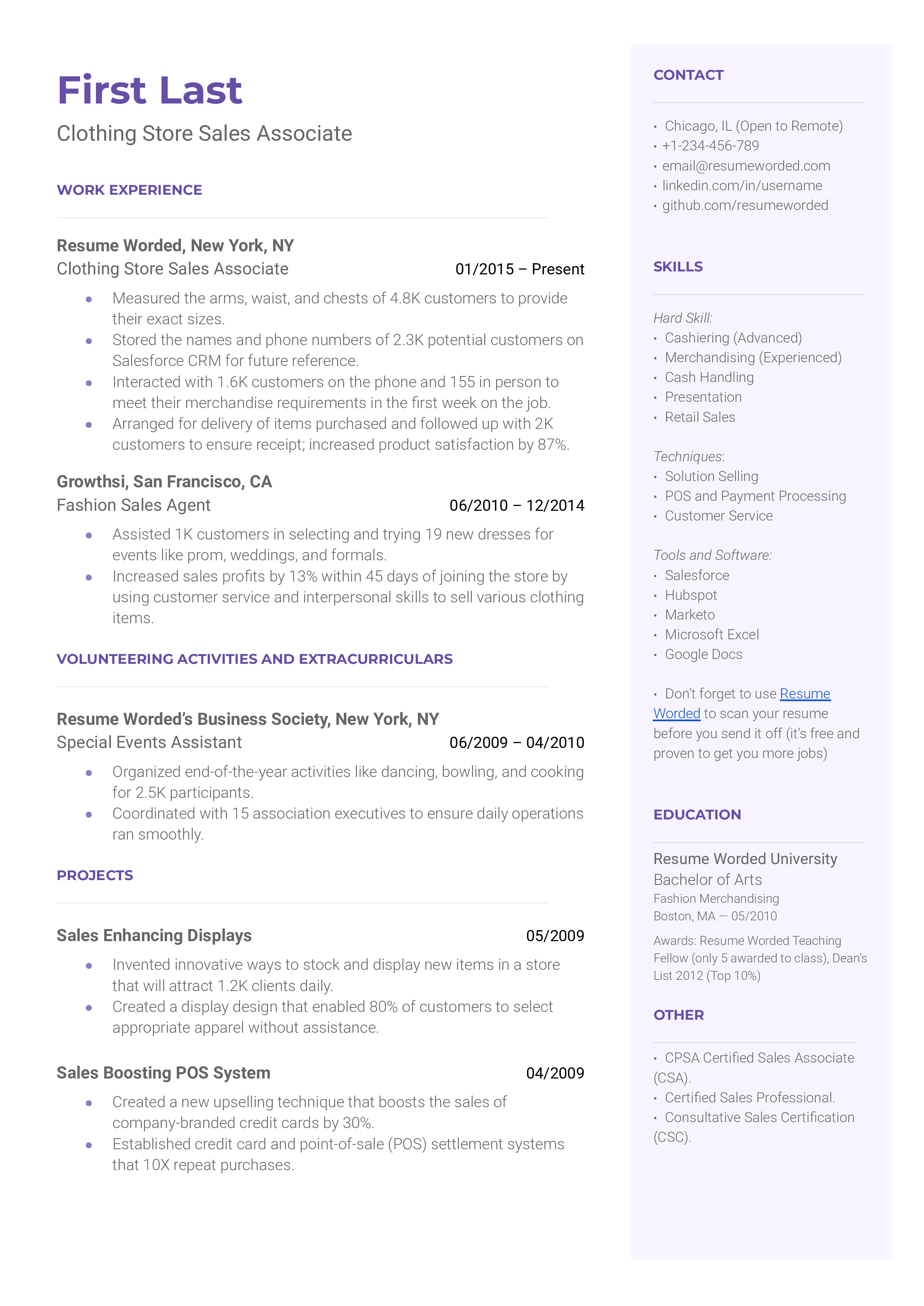Crafting an Impressive Apparel Sales Associate Resume: Tips and Examples