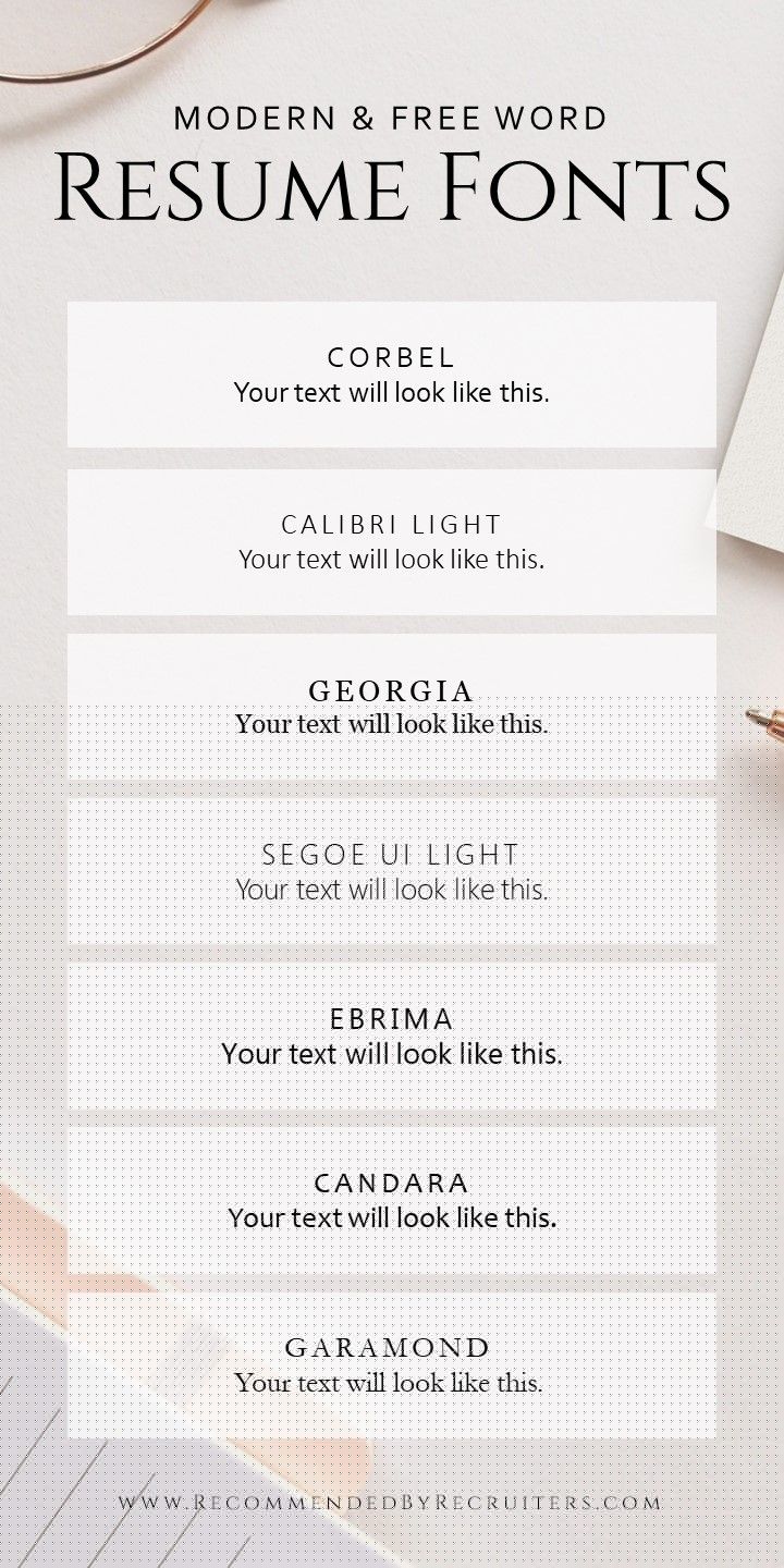 Discover the Best Font For Resume PDF: Enhance Your Professional Appeal