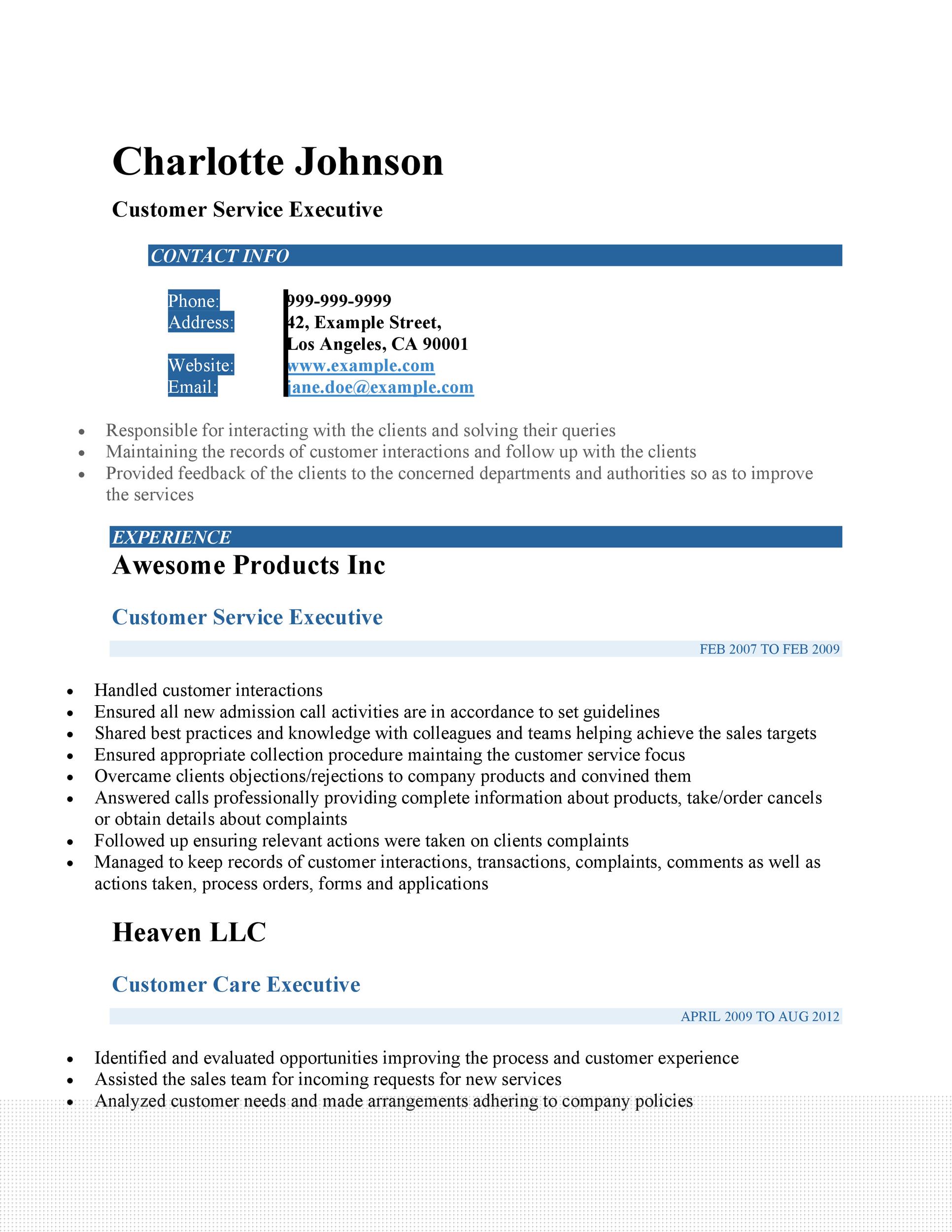 The Best Resume Format Customer Service: Stand Out and Land the Job!