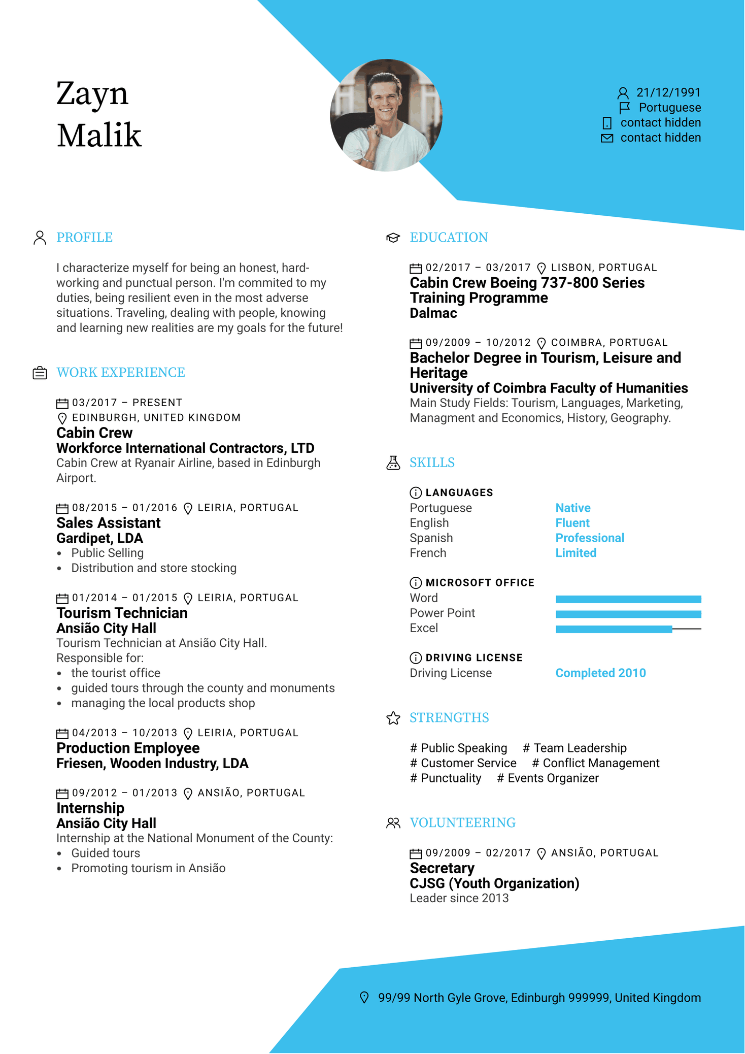 Best Resume Sample Cabin Crew: Stand Out in Your Application