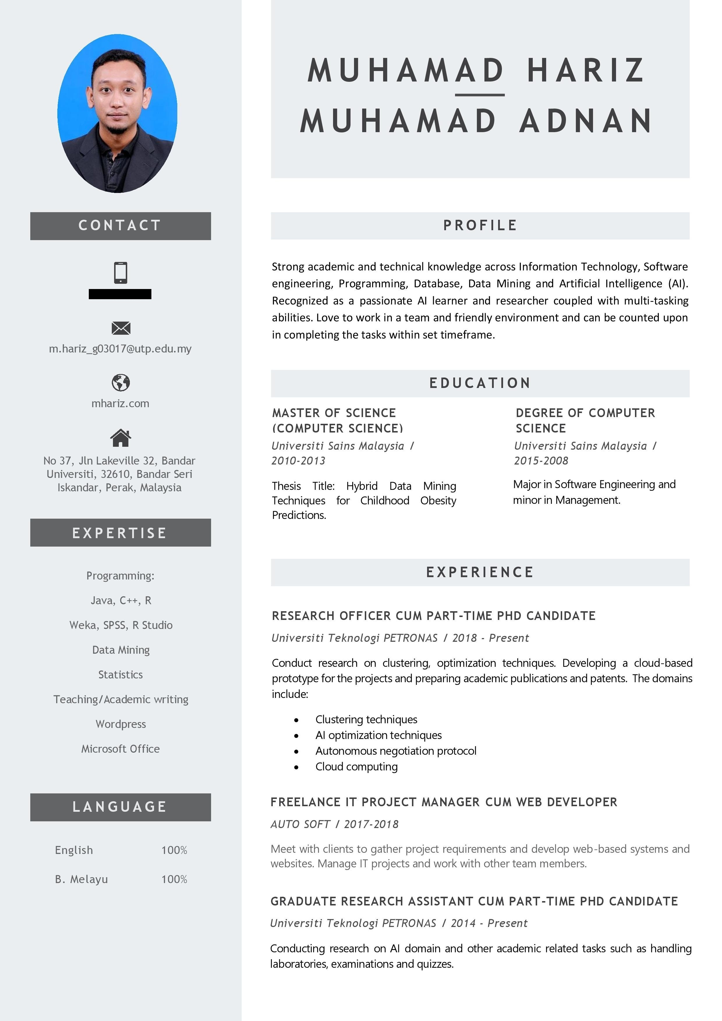 Discover the Best Resume Sample In Malaysia for Your Job Applications