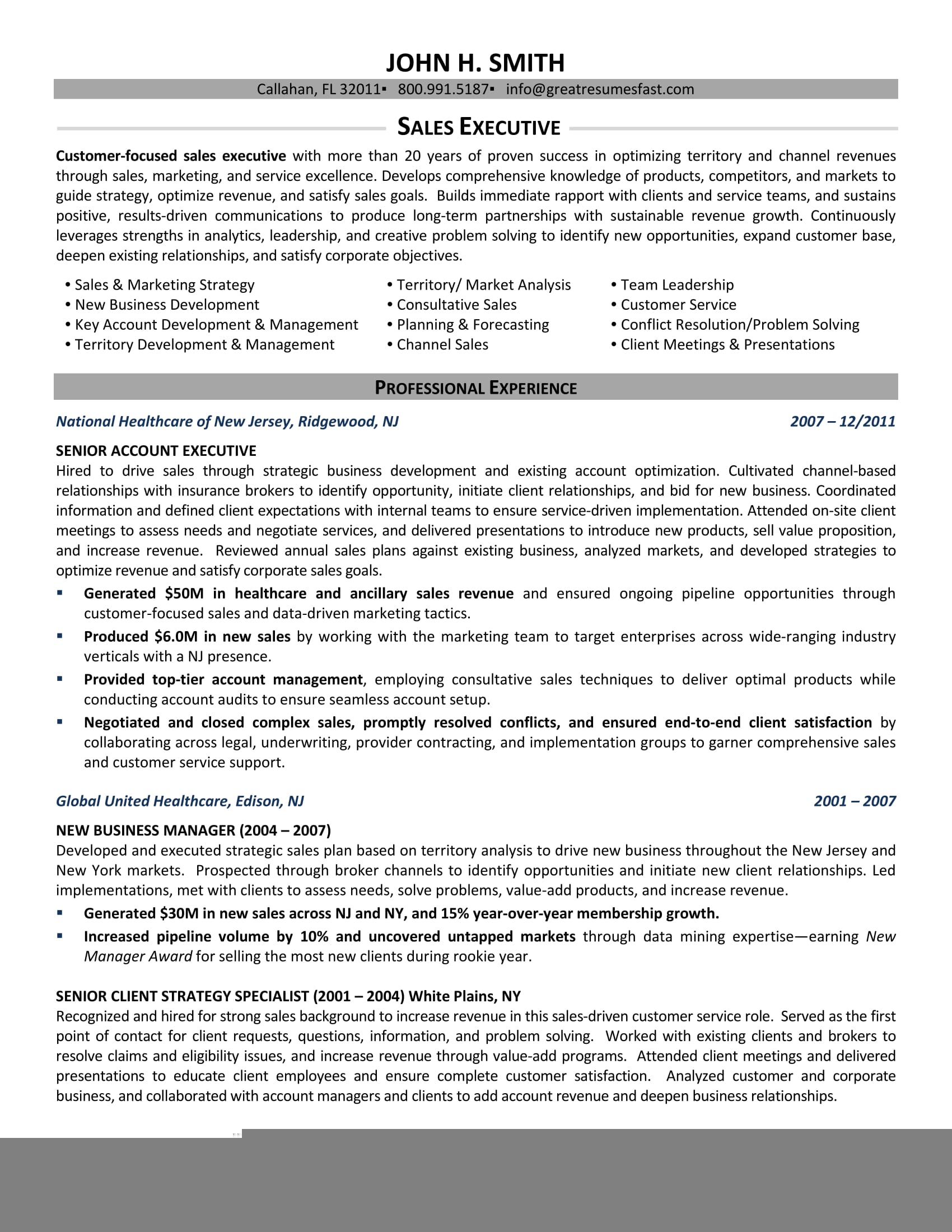 Discover the Best Resume Template Executive for Career Advancement