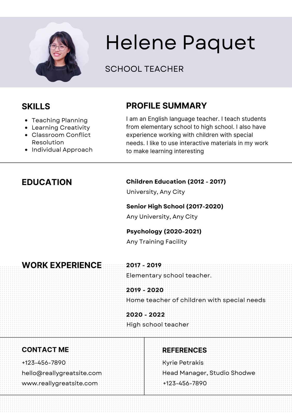 Discover the Best Resume Template For Teachers: Stand Out in Your Job Search!