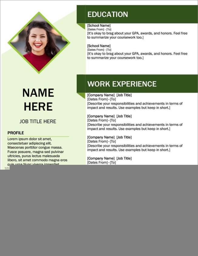 Top 10 Best Resume Template Word Designs for Your Job Application