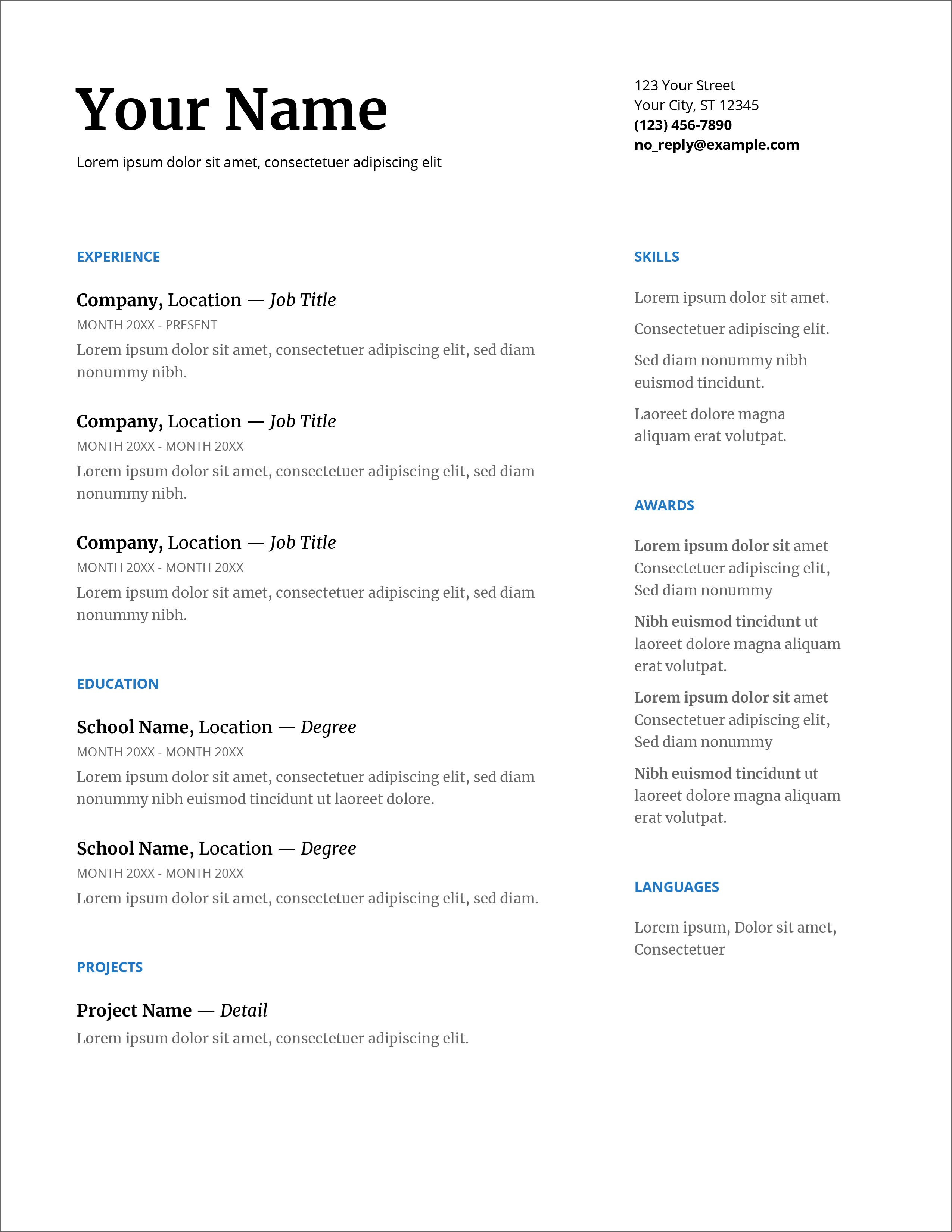 Discover the Best Resume Templates Microsoft Word 2007 for Your Job Hunt