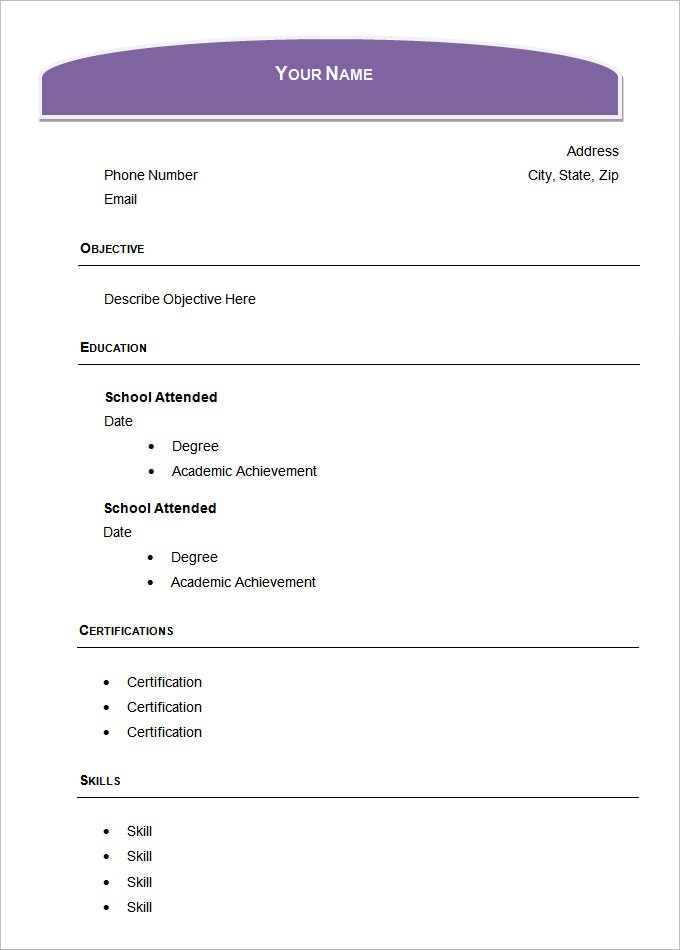 Crafting Your Career: The Ultimate Guide to Using a Blank Simple Resume Template