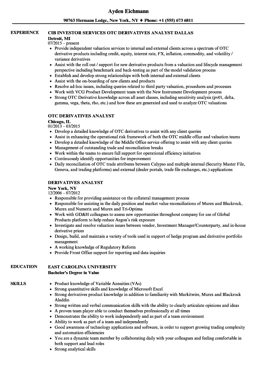 Essential Tips for Crafting a Standout Business Analyst Derivatives Resume