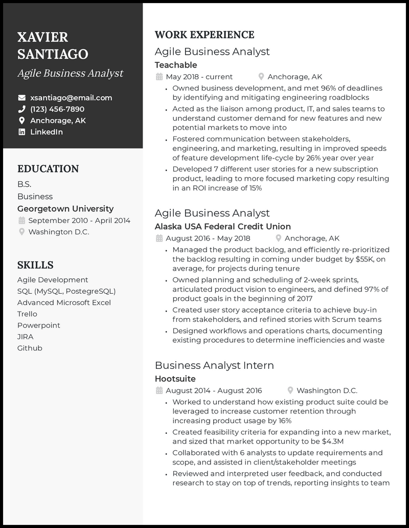 Unlocking Career Opportunities: A Guide to Crafting the Business Analyst Latest Resume