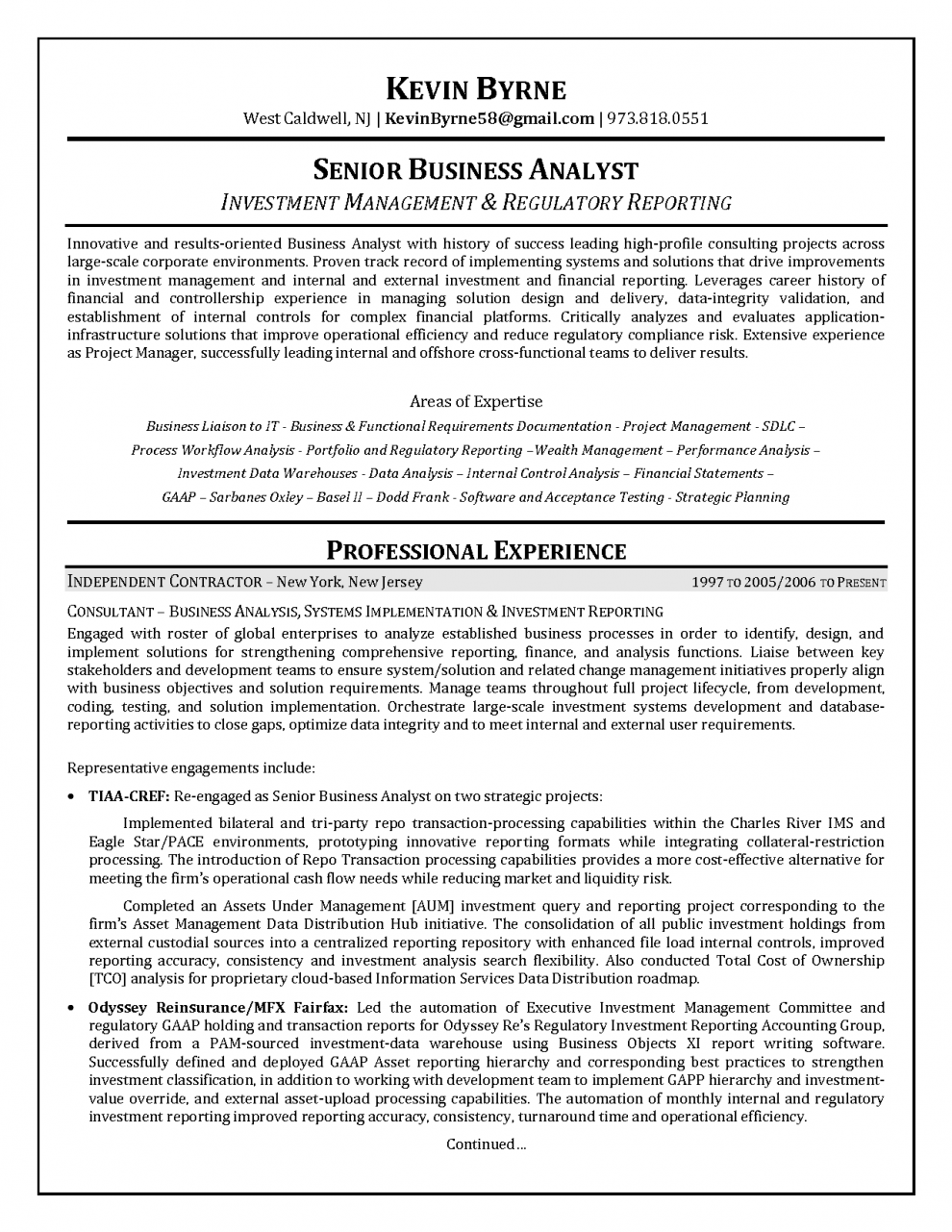Crafting a Winning Business Analyst Resume: Sample Indeed Insights