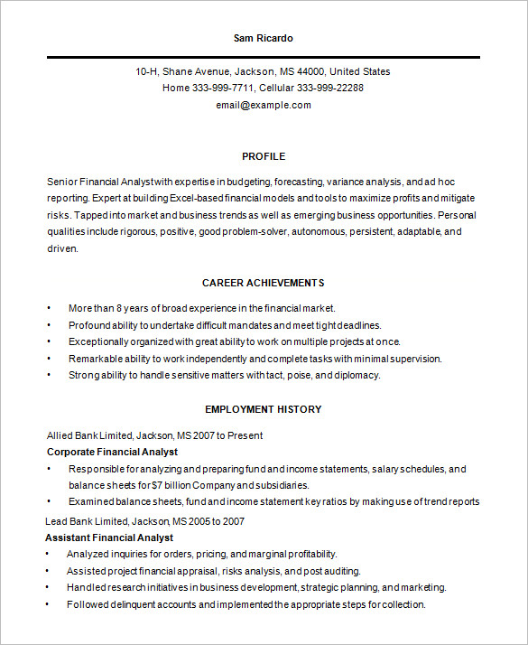 Elevate Your Career with the Ultimate Business Analyst Resume Template 2015