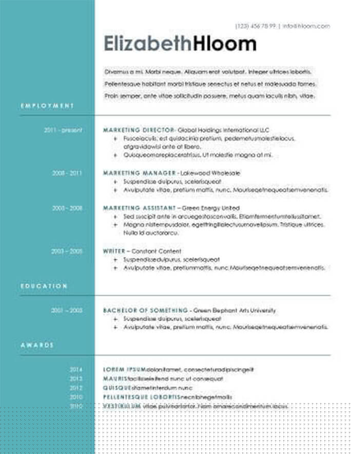 Unlocking Career Success: The Benefits of a Chronological Resume By Hloom.Com