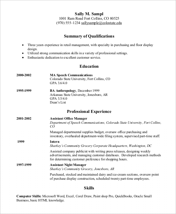 Crafting Your Future: A Comprehensive Guide to Chronological Resume Sample Entry Level