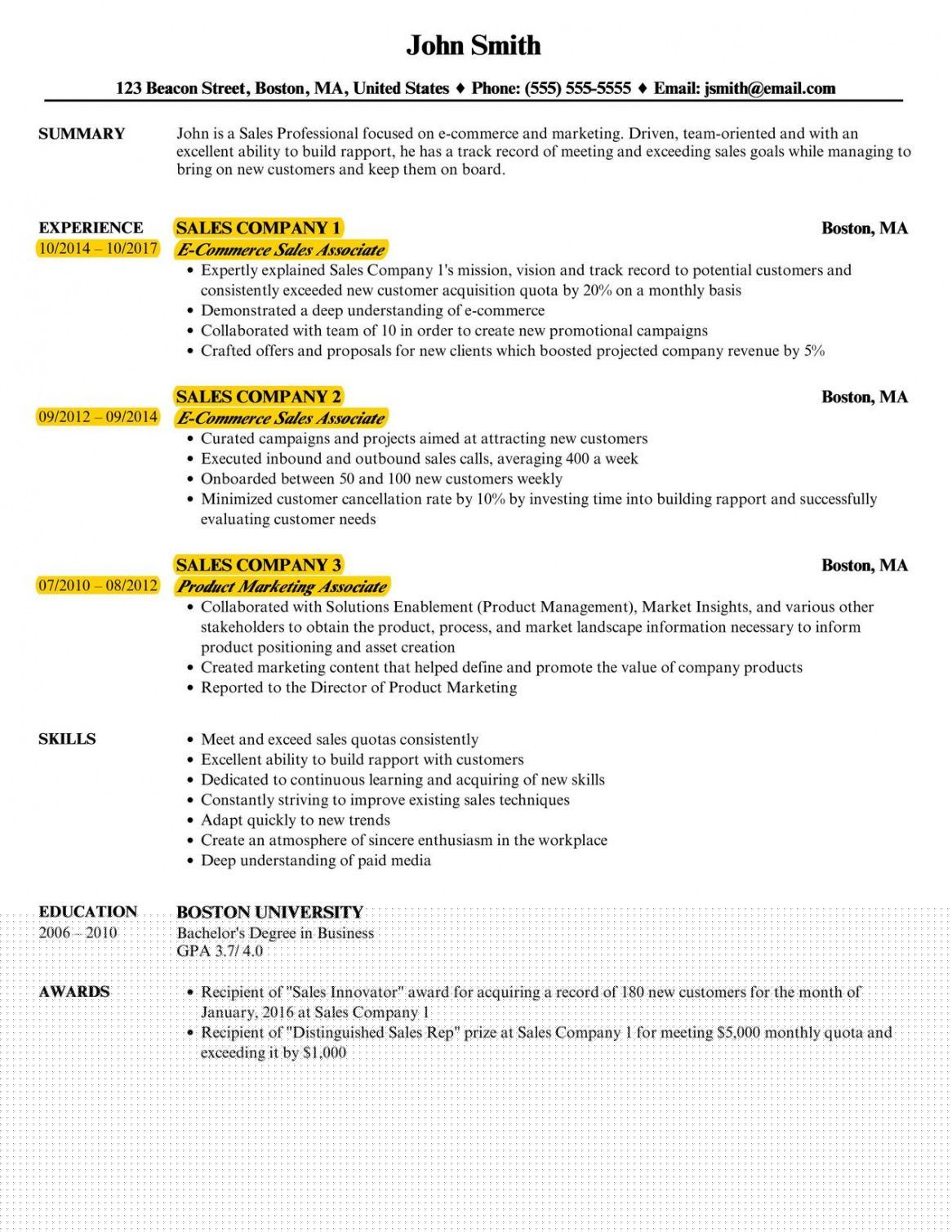 Understanding Chronological Resume Start Or End Date: Tips for Crafting a Winning CV
