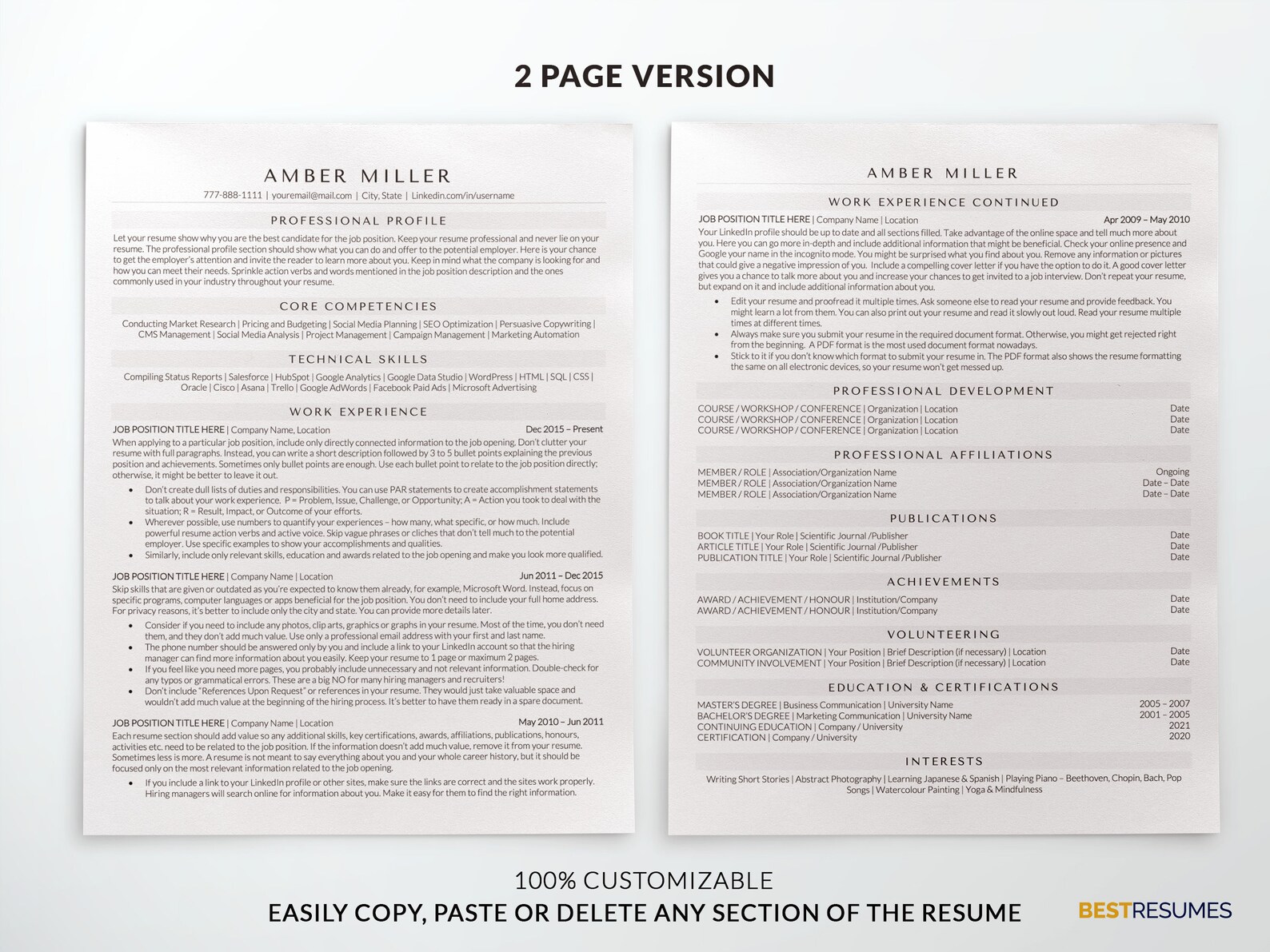 The Benefits of Using a Chronological Resume Traditional Design for Job Seekers