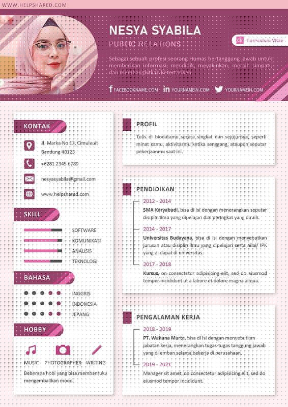 Contoh Design Resume Yang Menarik: Menciptakan Kesempatan Kerja yang Lebih Baik