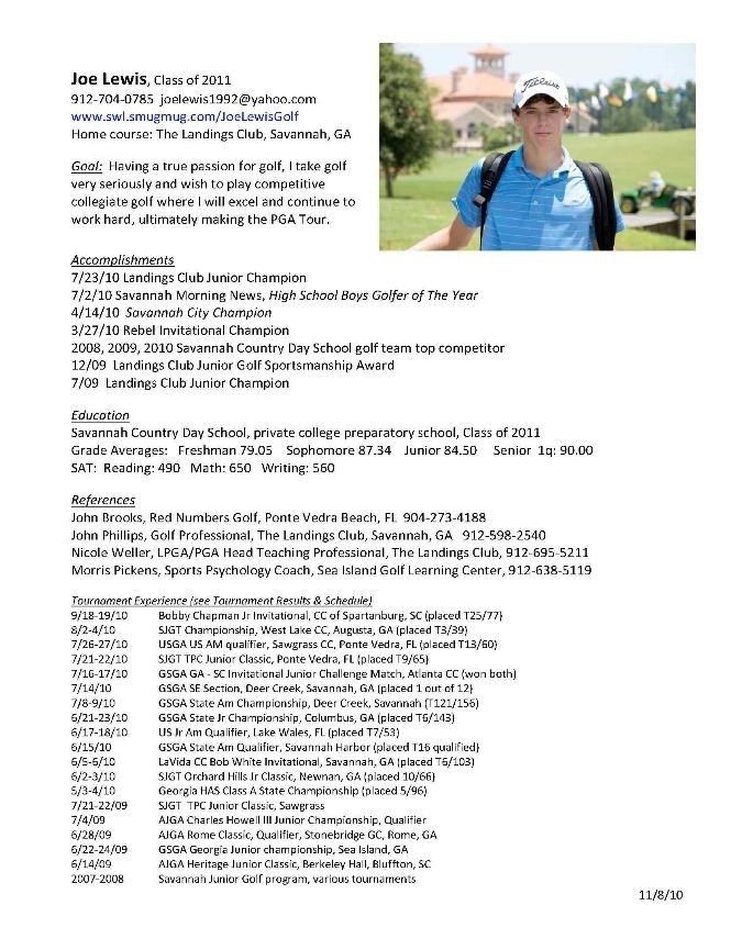 Mastering the Green: Tips for Creating A Golf Resume That Stands Out