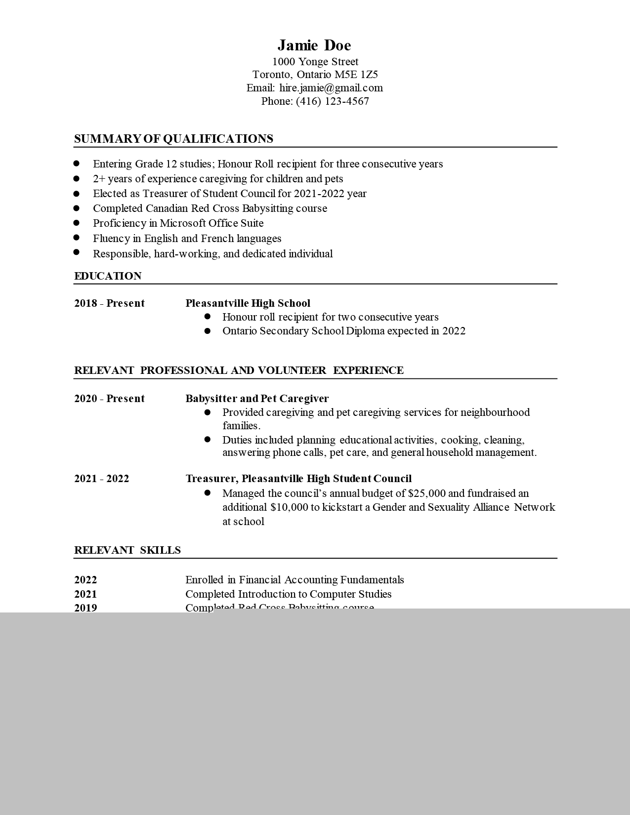 Creating A Resume For A Teenager: Tips and Tricks for Success