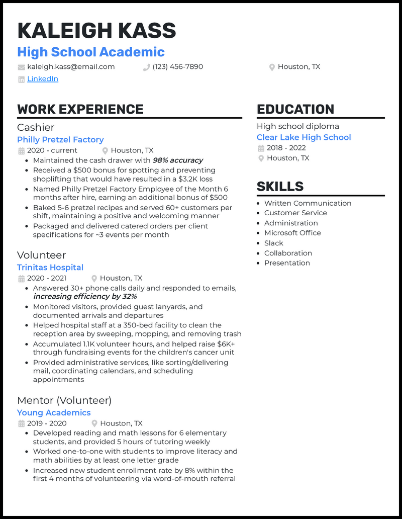 Essential Tips for Creating A Resume For High School Seniors: Stand Out in Your Next Opportunity