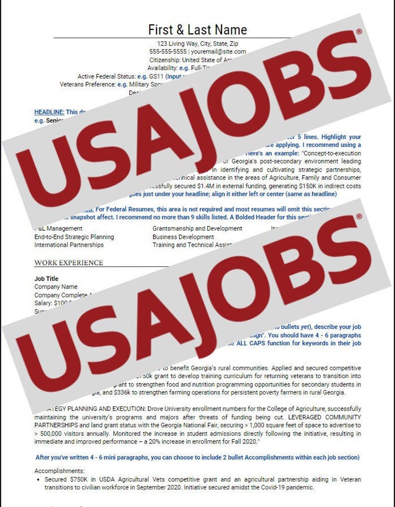 Essential Tips for Creating A Resume For USA Jobs