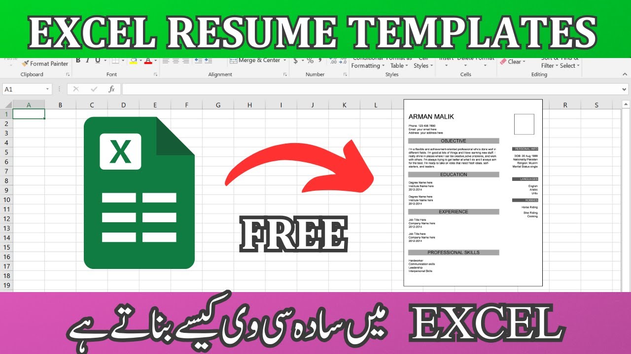 Mastering the Art of Creating A Resume In Excel: A Step-by-Step Guide