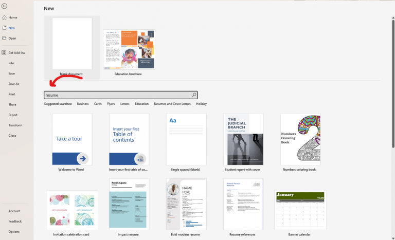 Step-by-Step Guide to Creating A Resume In Word 2016