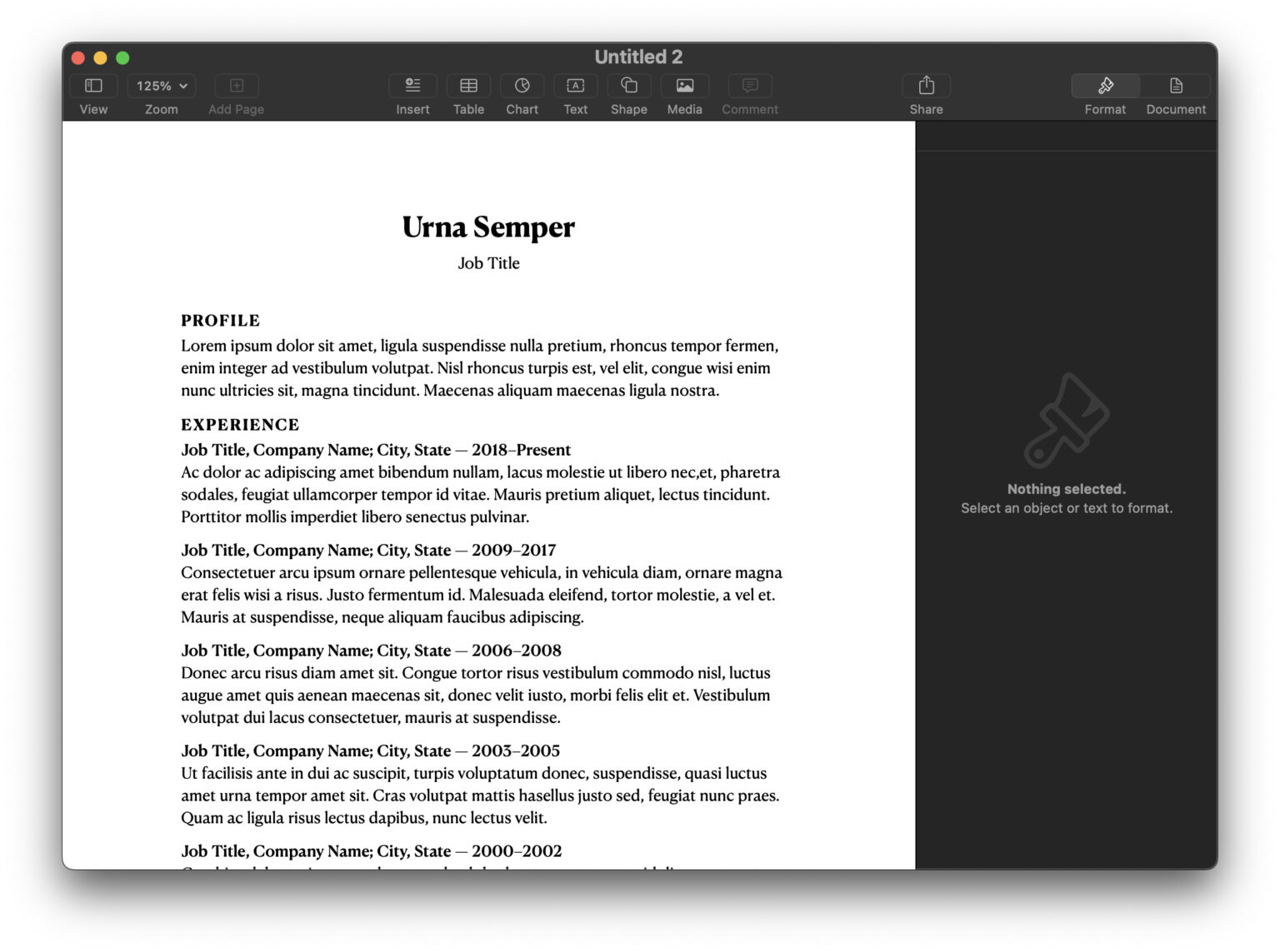Creating A Resume On A Mac: A Step-by-Step Guide to Crafting Your Perfect CV