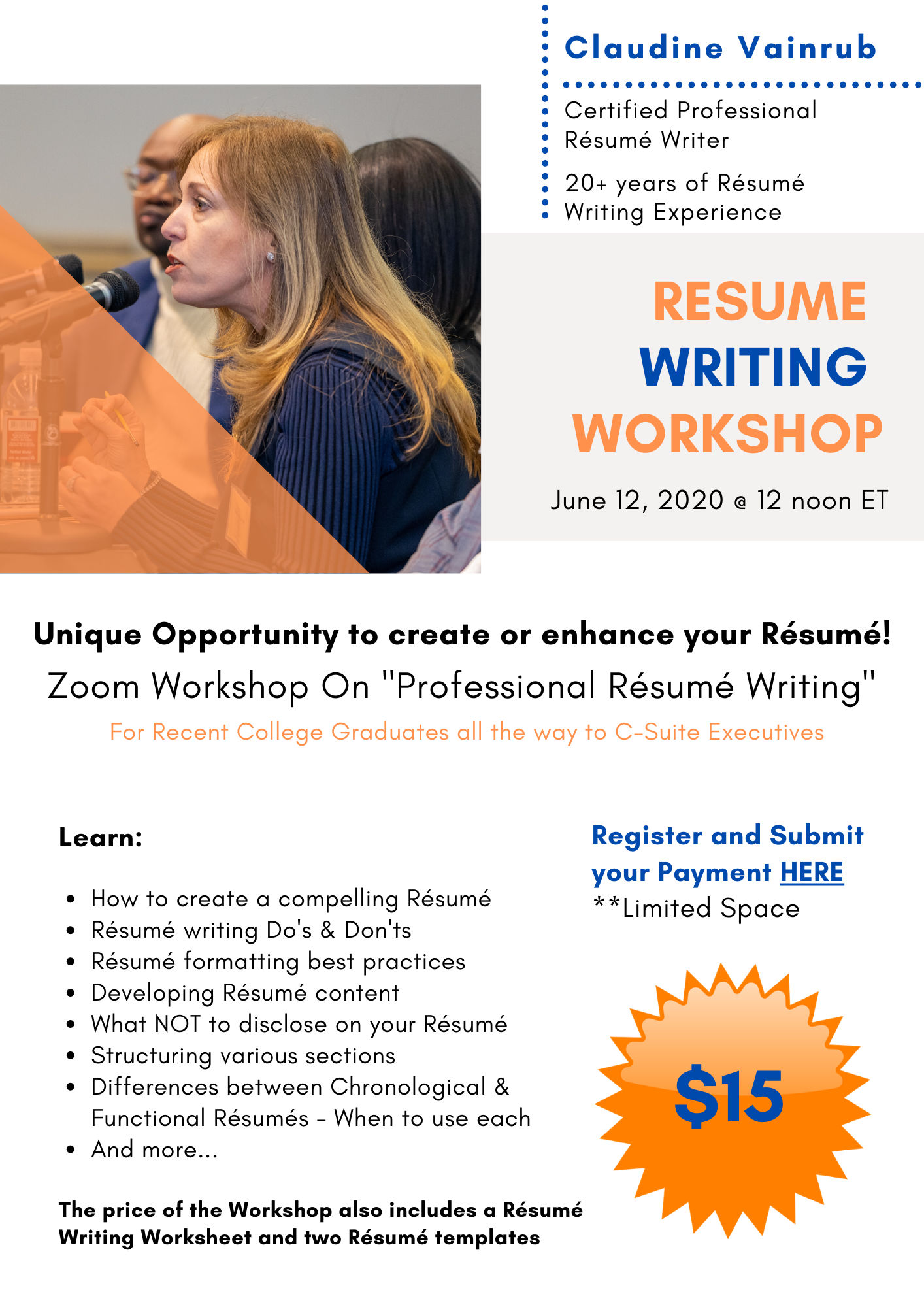 Creating A Resume Workshop: Crafting Presentations That Lead to Employment Success