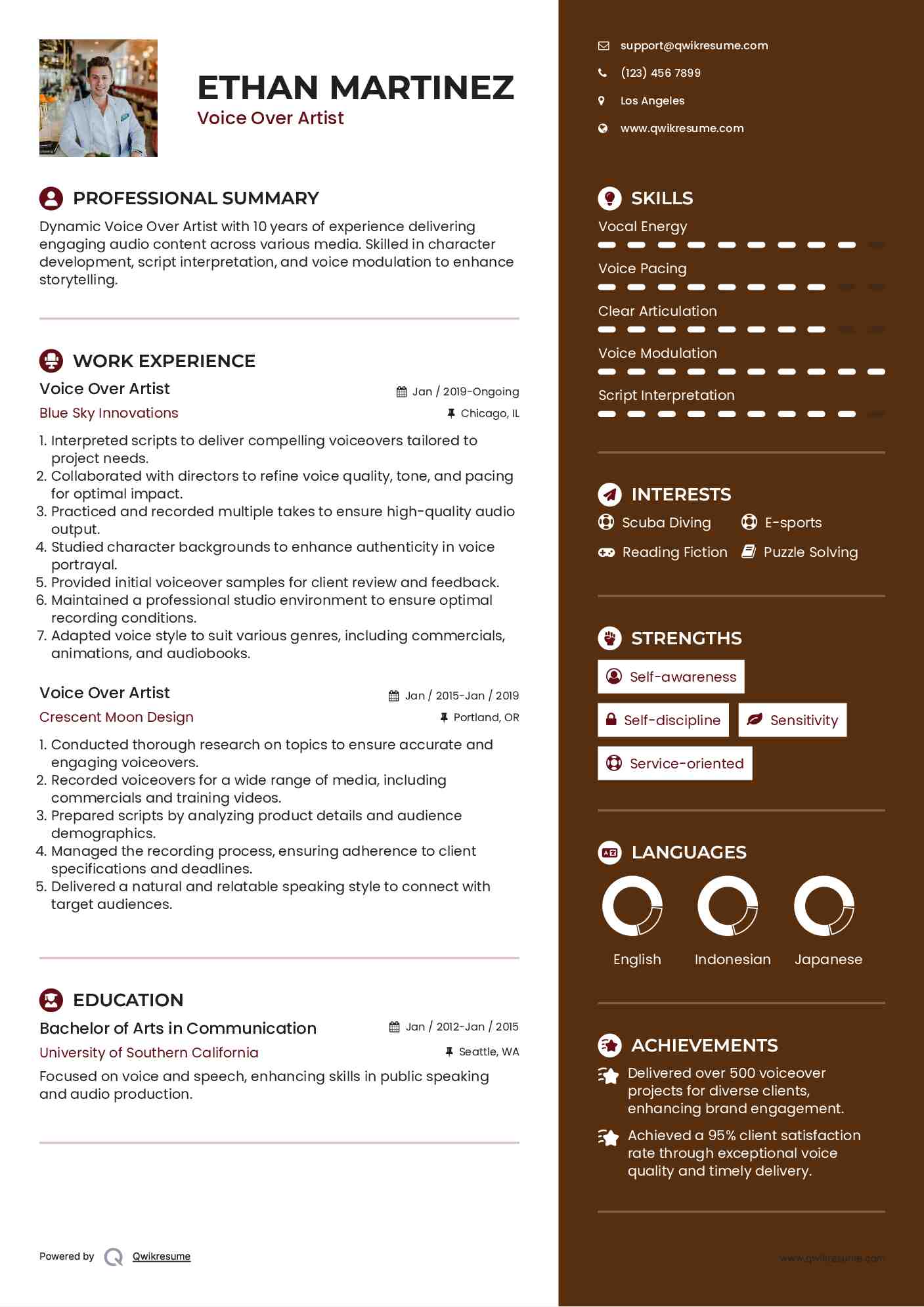 Creating A Voice Over Resume: Tips and Techniques for Success