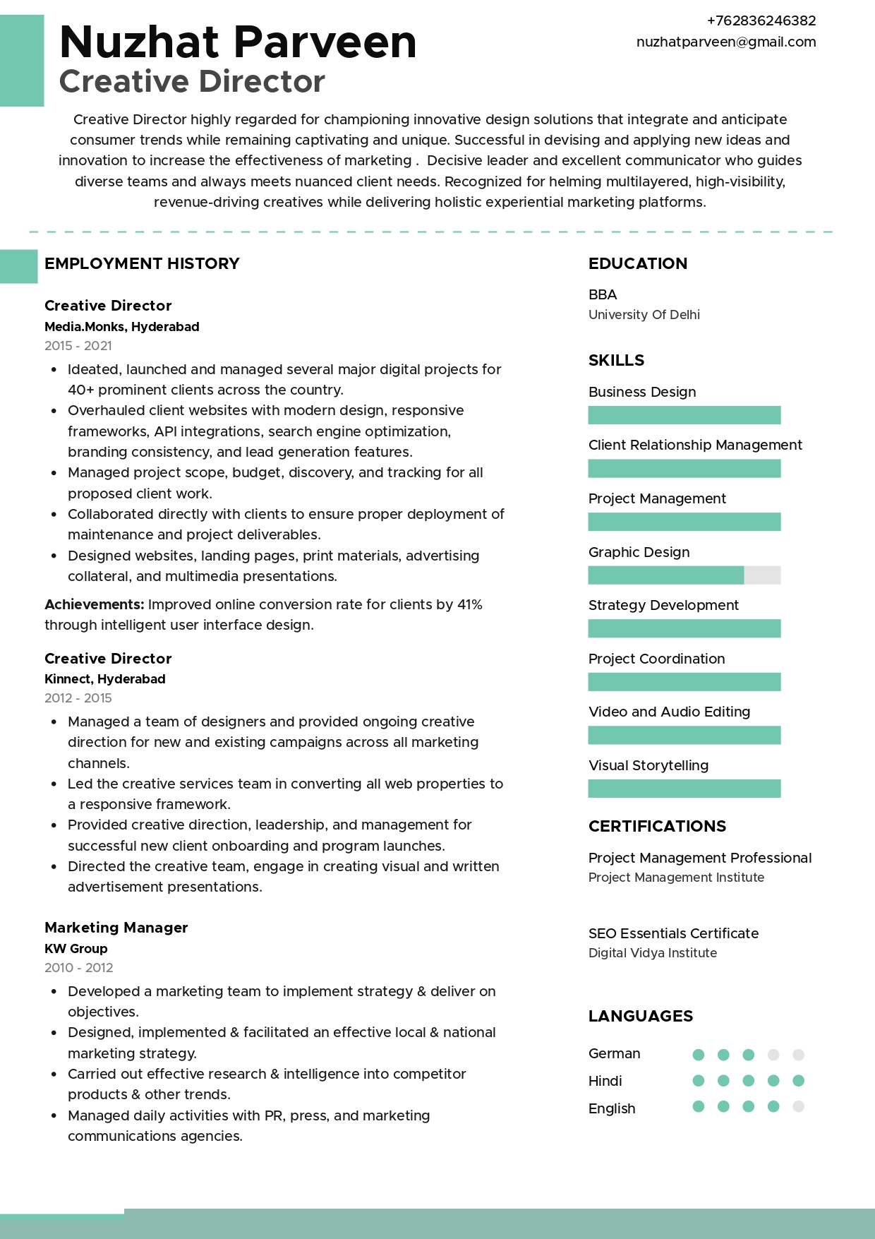 Essential Tips for Crafting Standout Creative Director Resumes