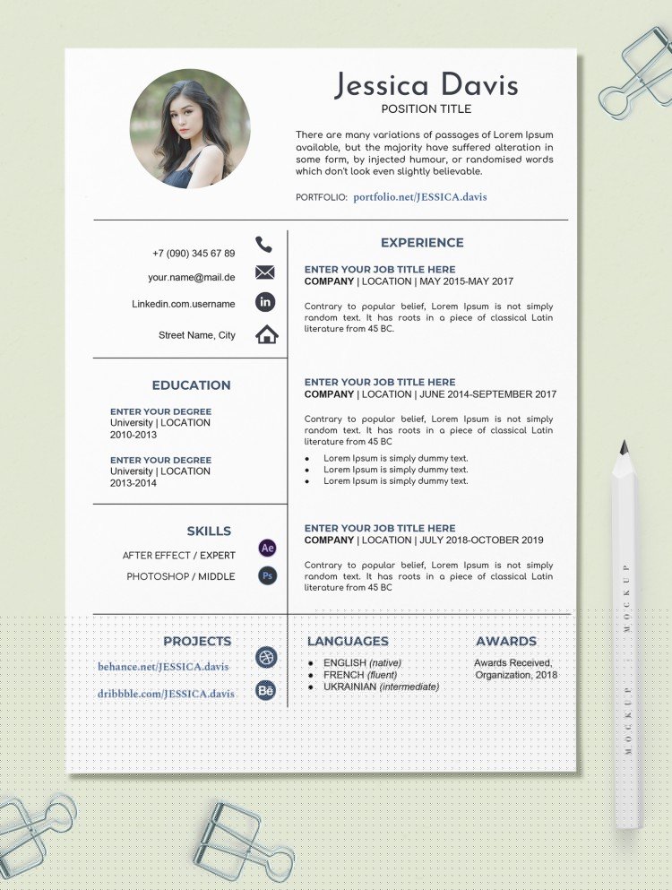 Enhance Your Job Search with Stunning Creative Resume Templates Google Docs