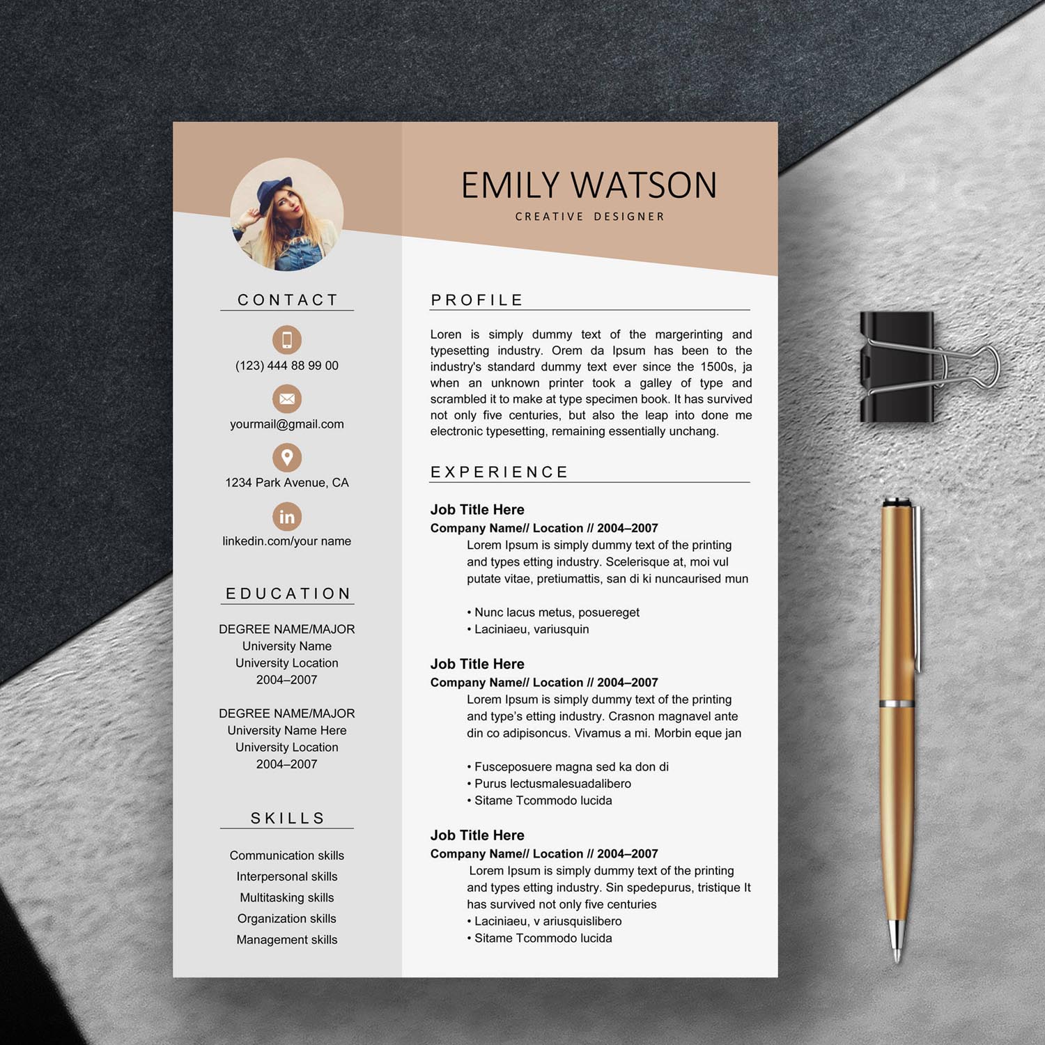 Unleashing Your Potential: Crafting a Standout Creative Resume Word Document