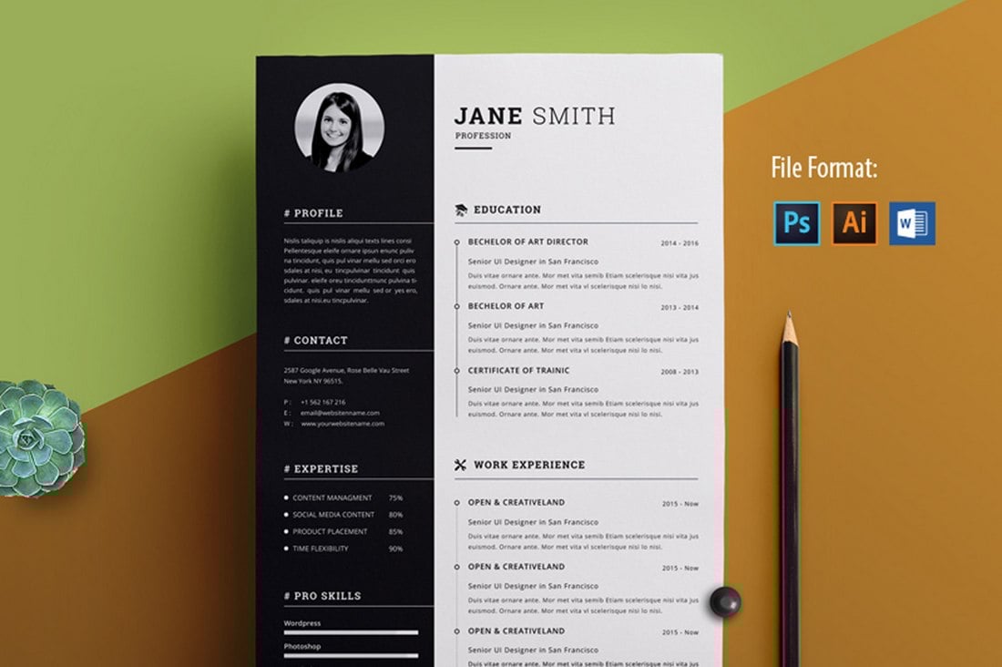 Unlock Your Potential with Creative Resumes Templates Free Word