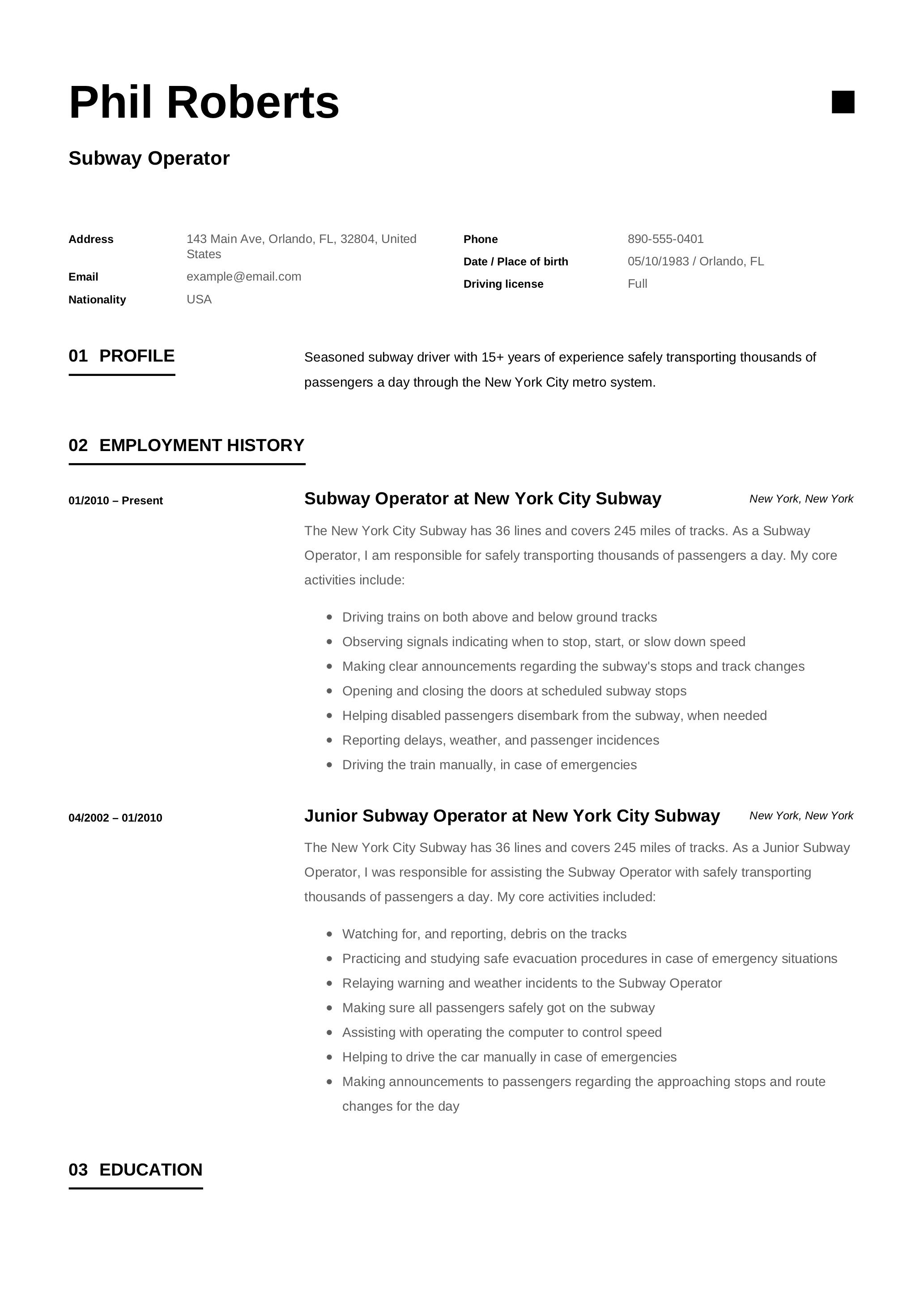 Mastering Customer Service In Subway Restaurant Resume Examples: Tips and Templates for Success