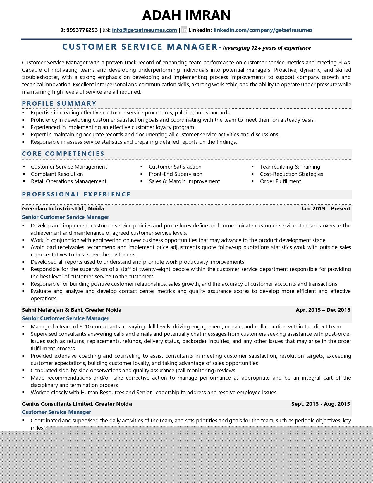 Essential Customer Service Manager Skills On Resume: Stand Out to Employers