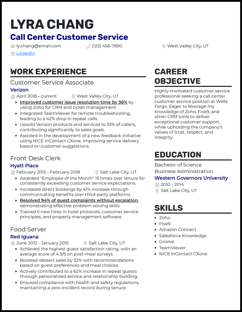Essential Tips for Crafting an Impressive Customer Service Phone Skills Resume