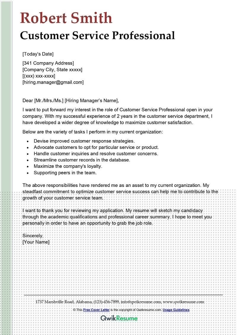 Essential Insights: Customer Service Resume Cover Letter Examples to Land Your Dream Job