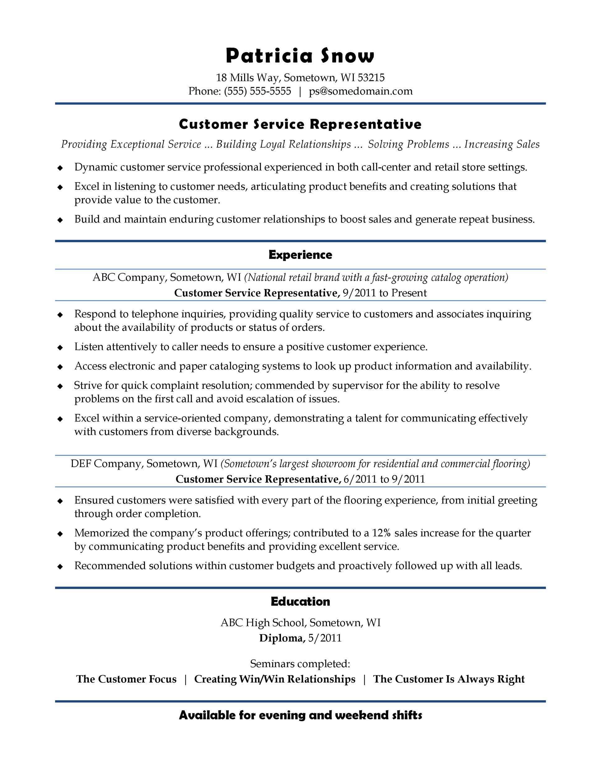 Mastering Your Customer Service Resume Introduction: Key Strategies for Success
