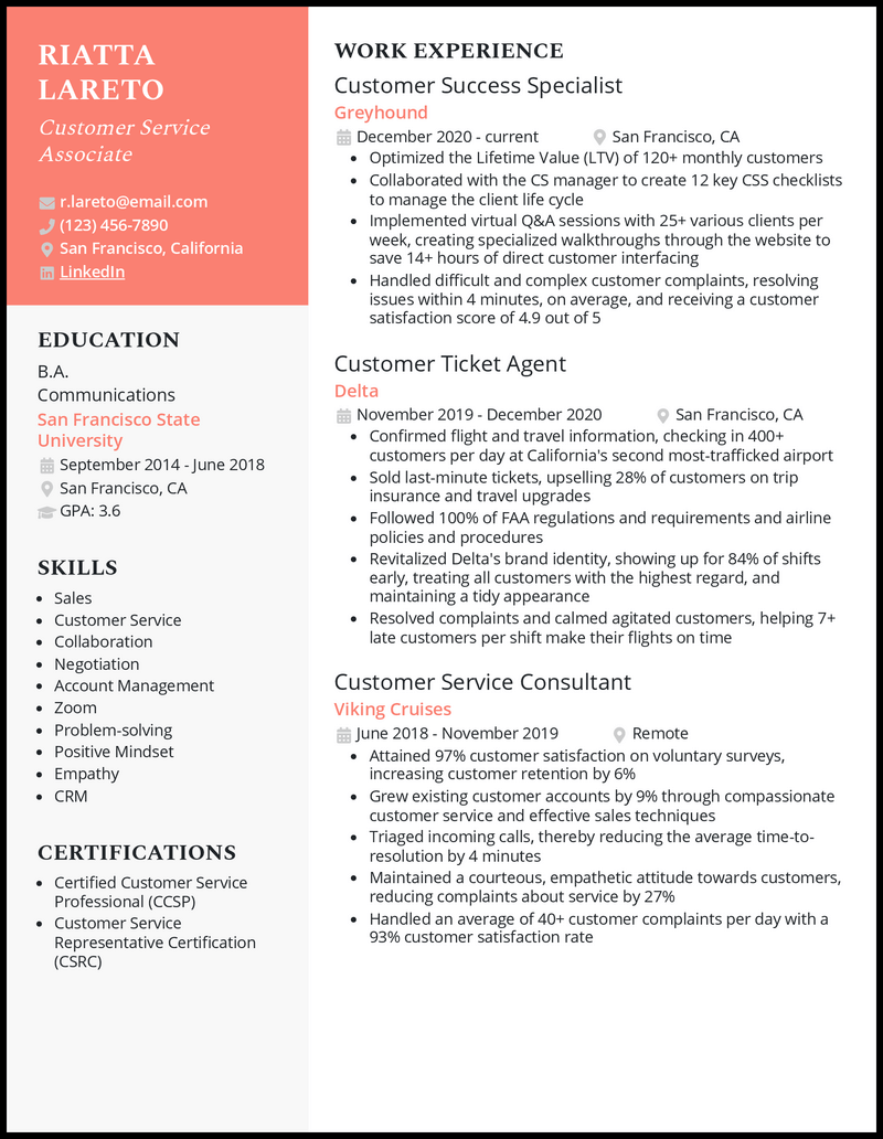 Essential Tips for Crafting an Impressive Customer Service Resume Skills Section