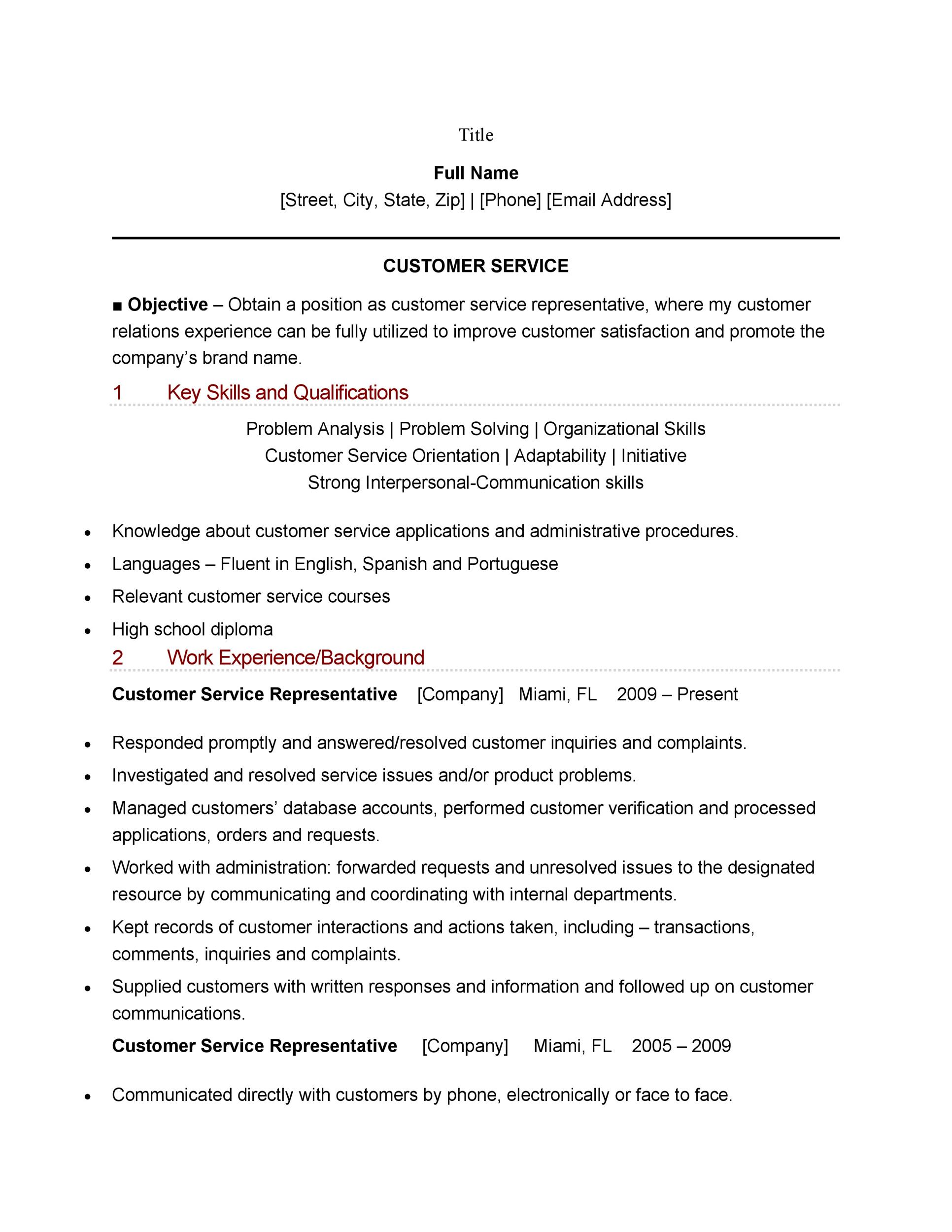 Highlighting Your Customer Service Skills In Resume: Tips for Success