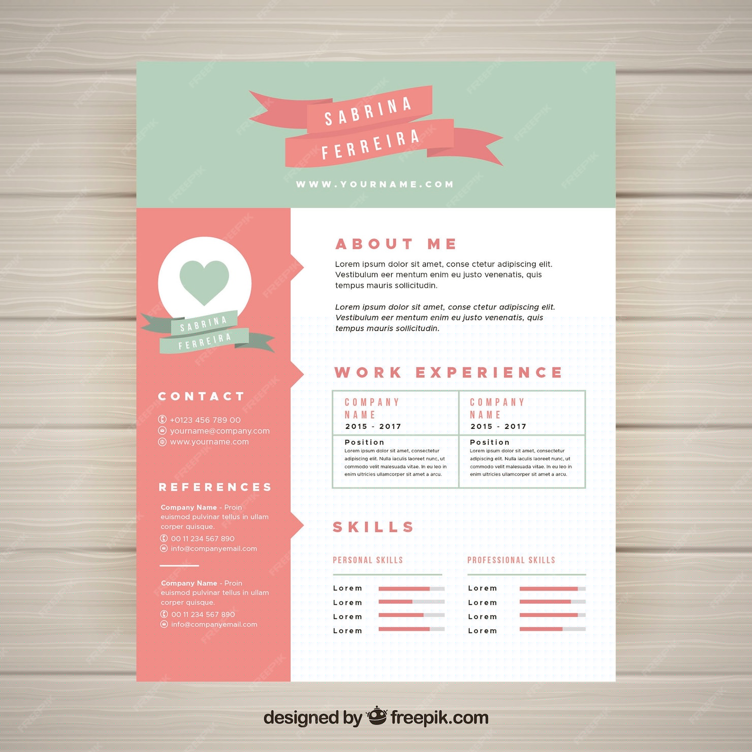 Cute Resume Templates For Word: Stand Out with Stylish Designs