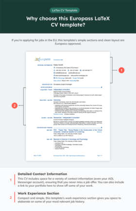Designing Your Professional Future: A Comprehensive Guide to CV Latex Template Europass