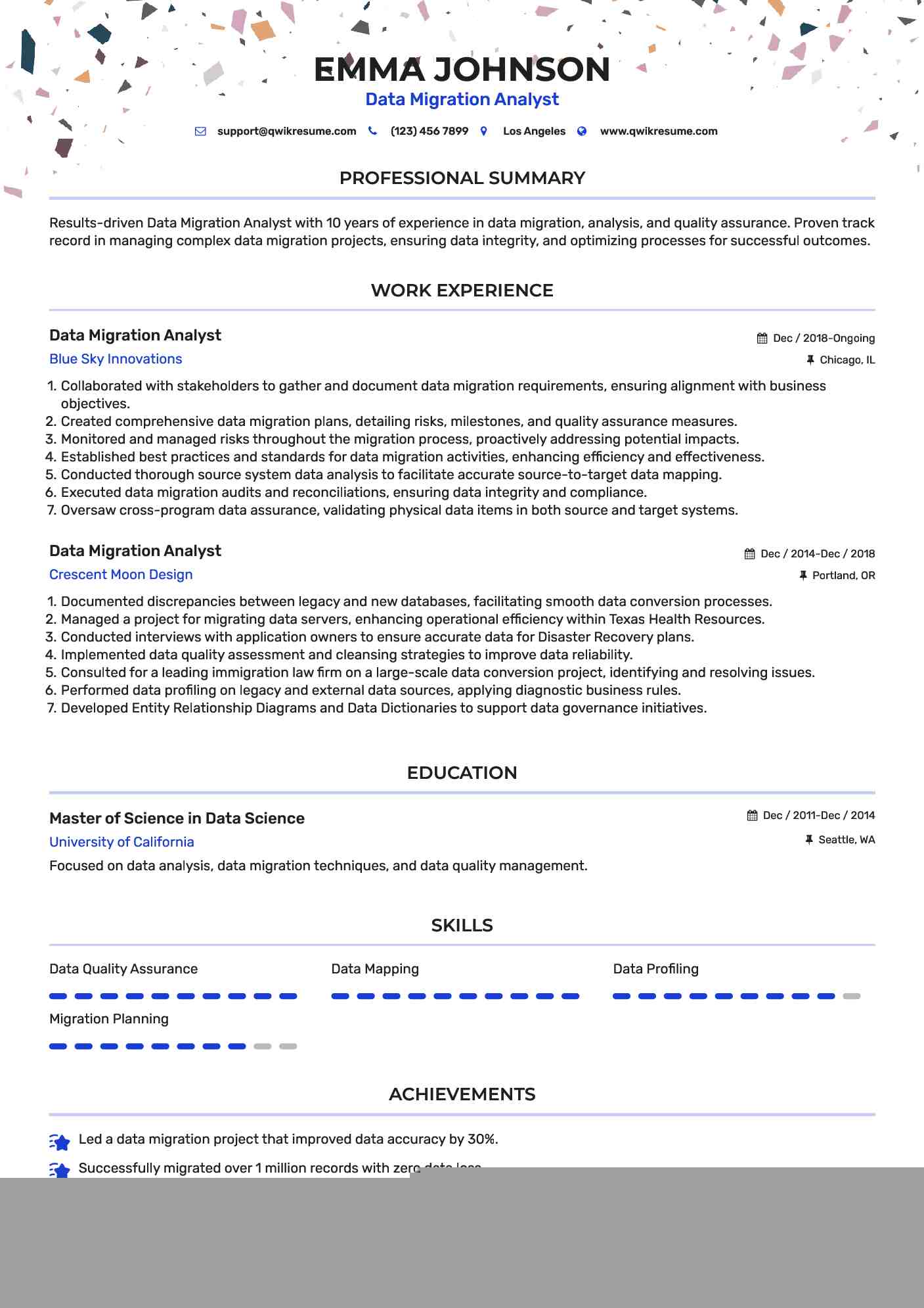 Crafting the Perfect Data Migration Analyst Resume: Tips and Best Practices