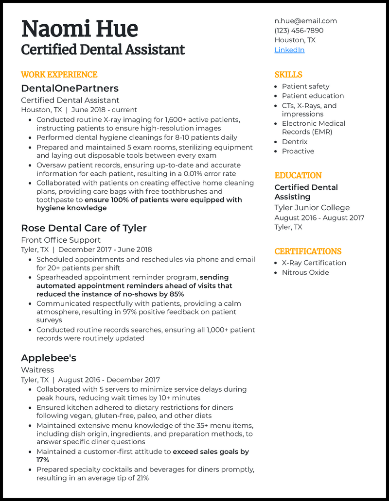 Essential Dental Assistant Duties for a Resume: Stand Out to Employers