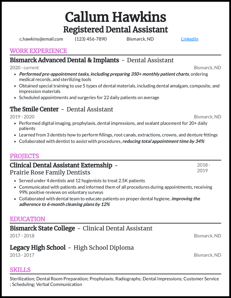 Tips for Highlighting Your Skills: Dental Assistant On Resume