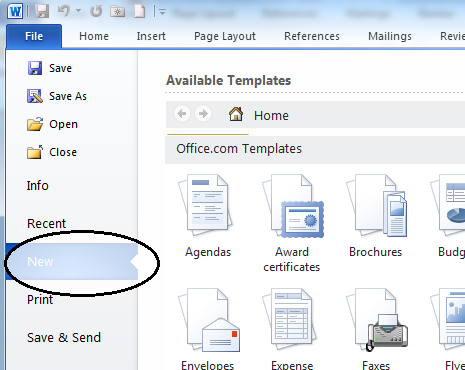 How to Find Resume Templates In Microsoft Word 2010: A Step-by-Step Guide