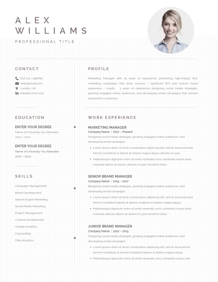 Elevate Your Job Application with Our Free Elegant Resume Template Microsoft Word