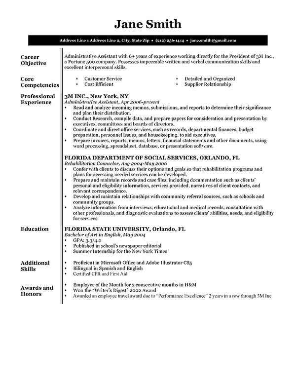 Explore Top Free Executive Resume Templates Microsoft Word for Your Next Career Move