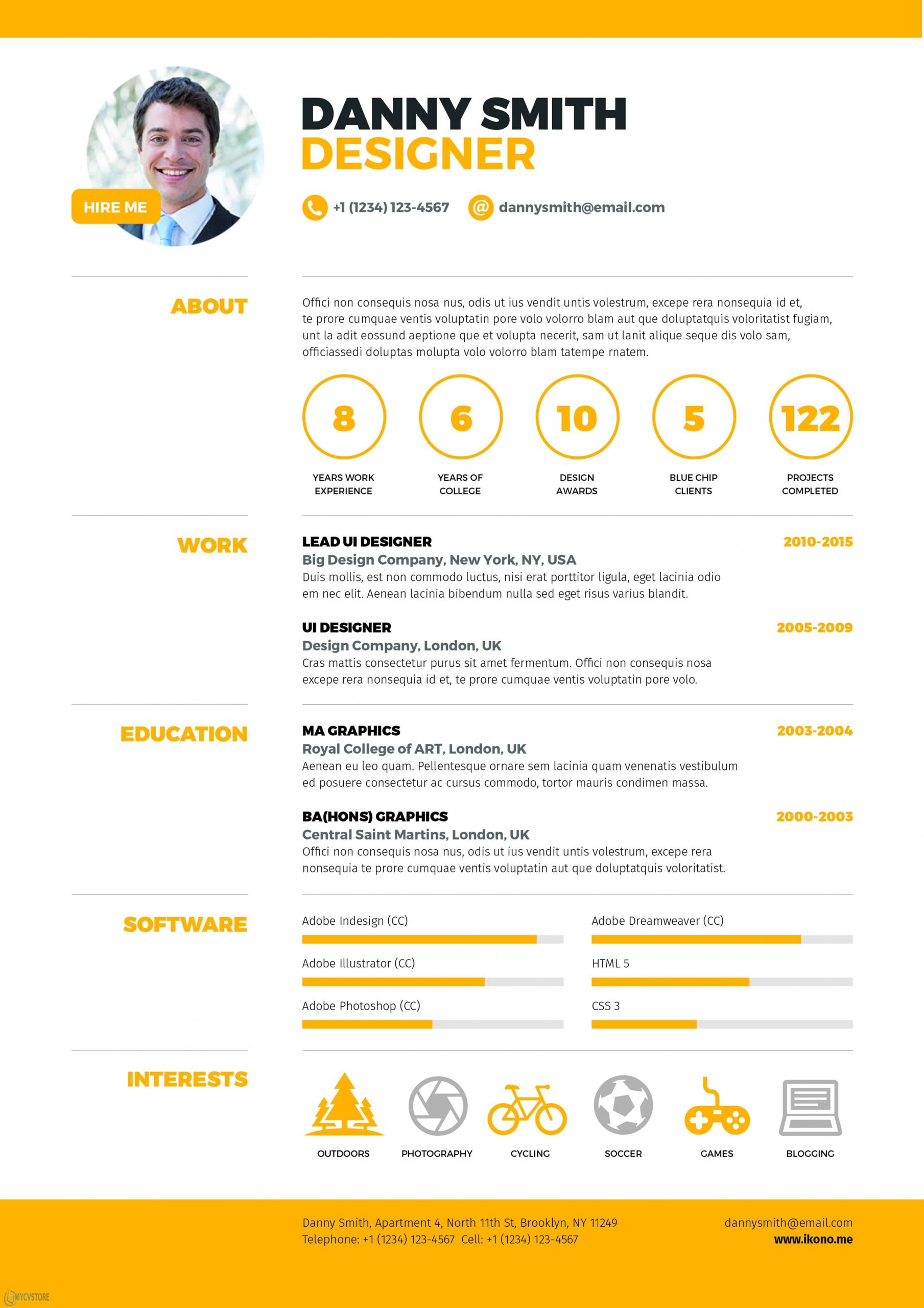Elevate Your Job Application with Our Free Graphic Design Resume Template Microsoft Word