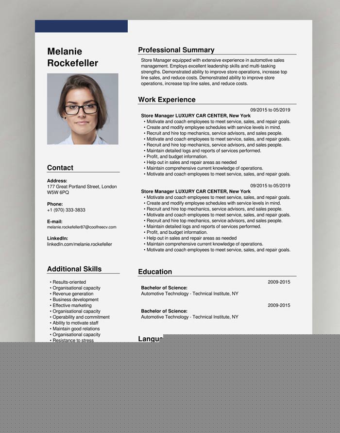 Enhance Your Job Search with Our Free Resume Creator Template