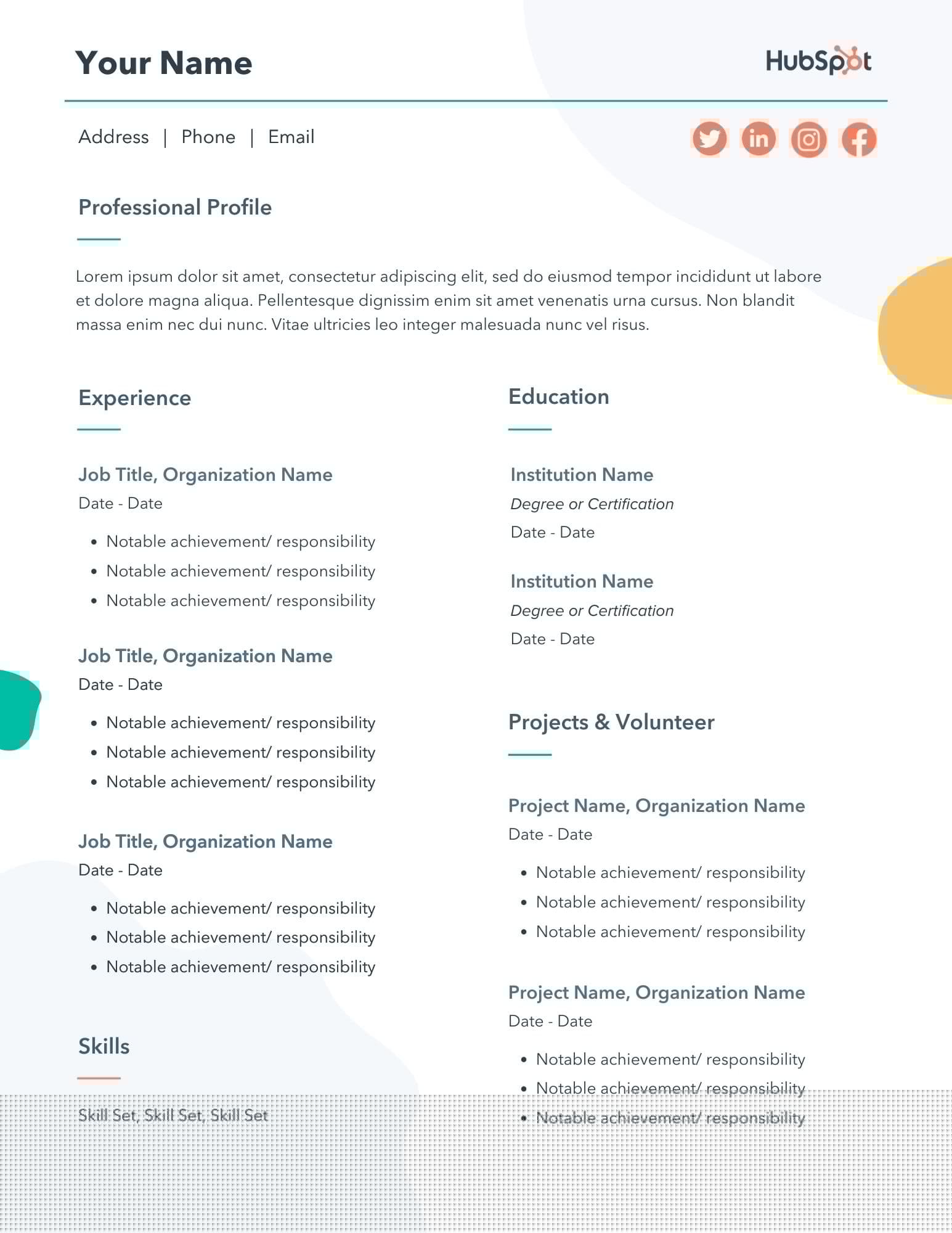 Unlock Your Career Potential with Free Sample Resume Templates Microsoft Word